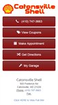 Mobile Screenshot of catonsvilleshell.com